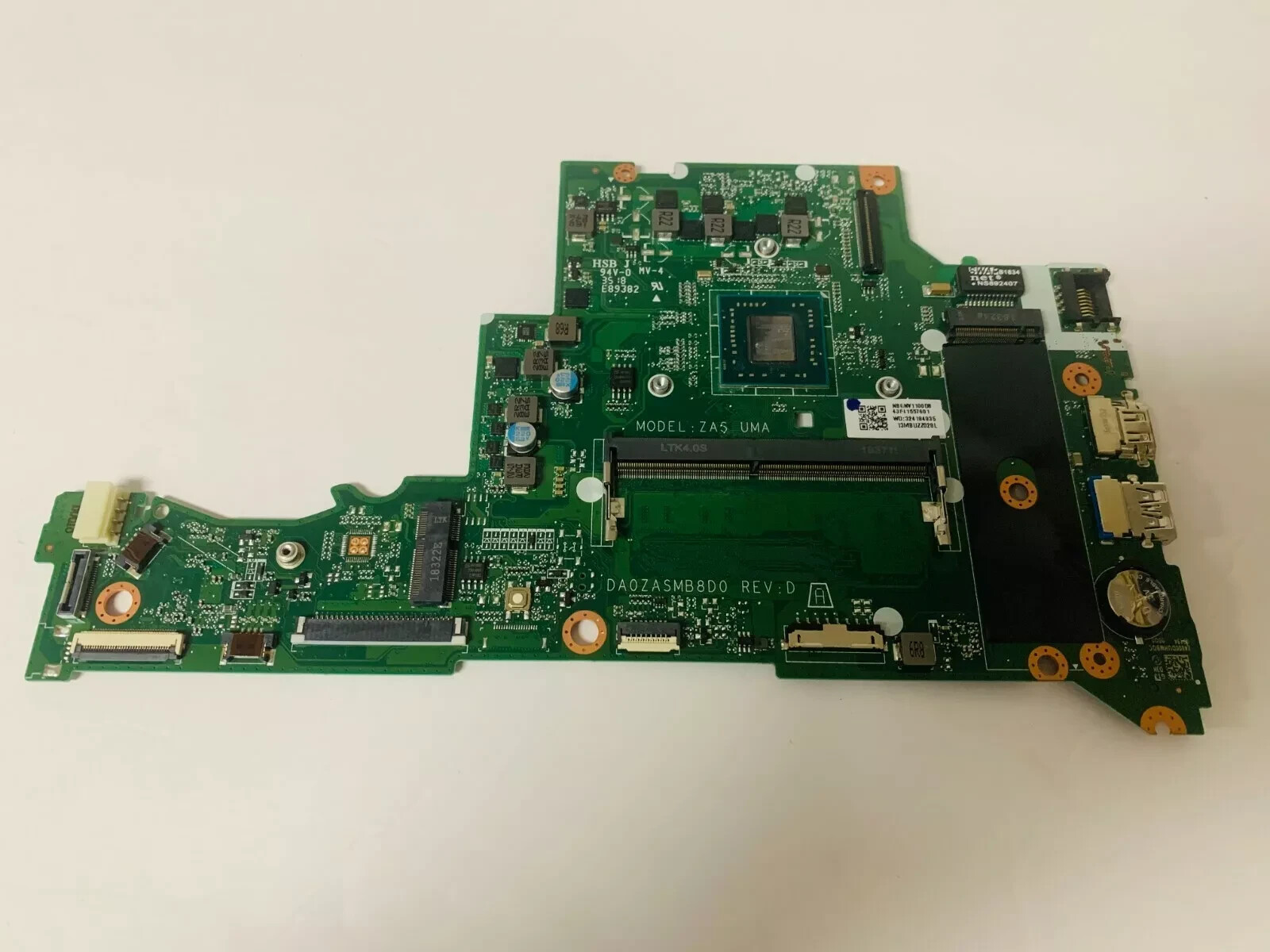 NB.GNV11.00Q Acer Aspire 3 A315-21 AMD A9-9425 3.10GHz DA0ZASMB8D0 Motherboard