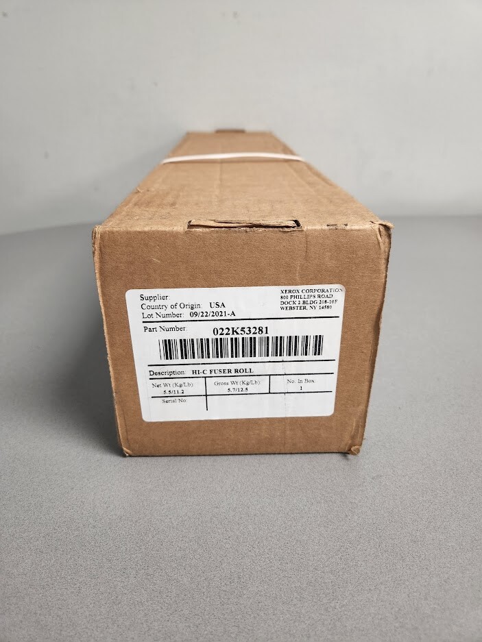Xerox 6100,6115,6135,6155,6180 Hi-c Fuser Roll 022k53281