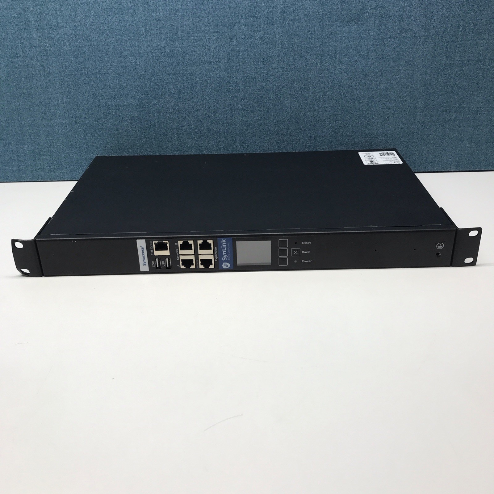 SP-1001AIE-01 SynLink Monitored 1U PDU (Non-SWITCHABLE OUTLETS)