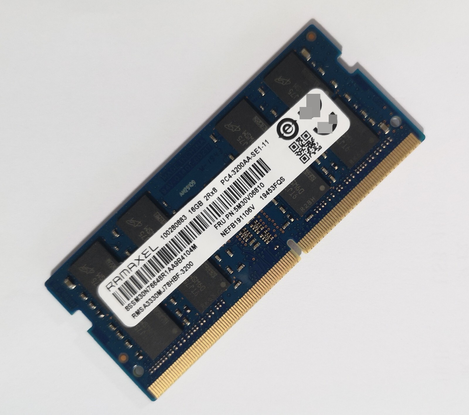 LENOVO RAMAXEL 16GB DDR4 3200 Laptop SODIMM RAM 2Rx8 PC4-25600 260pin