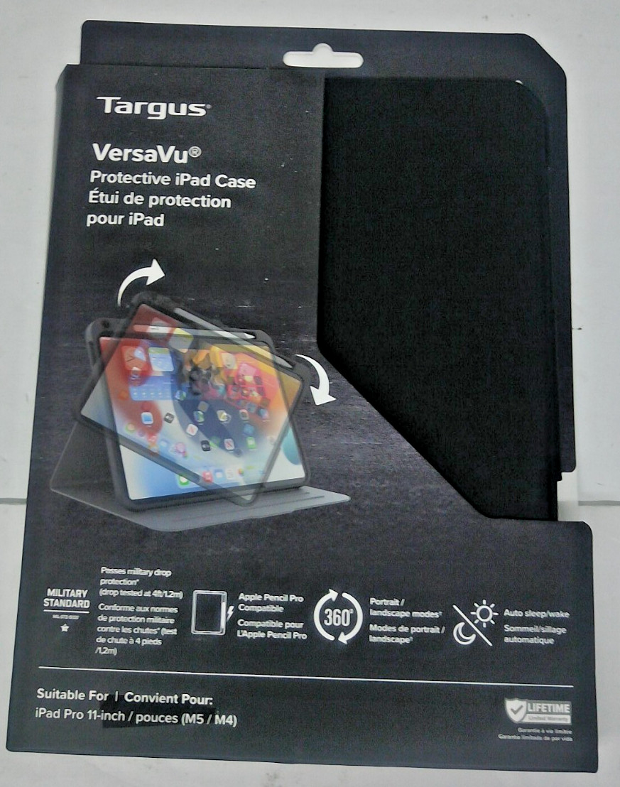 Targus VersaVu Slim Case for iPad Pro 11-inch (M5/M4) Black