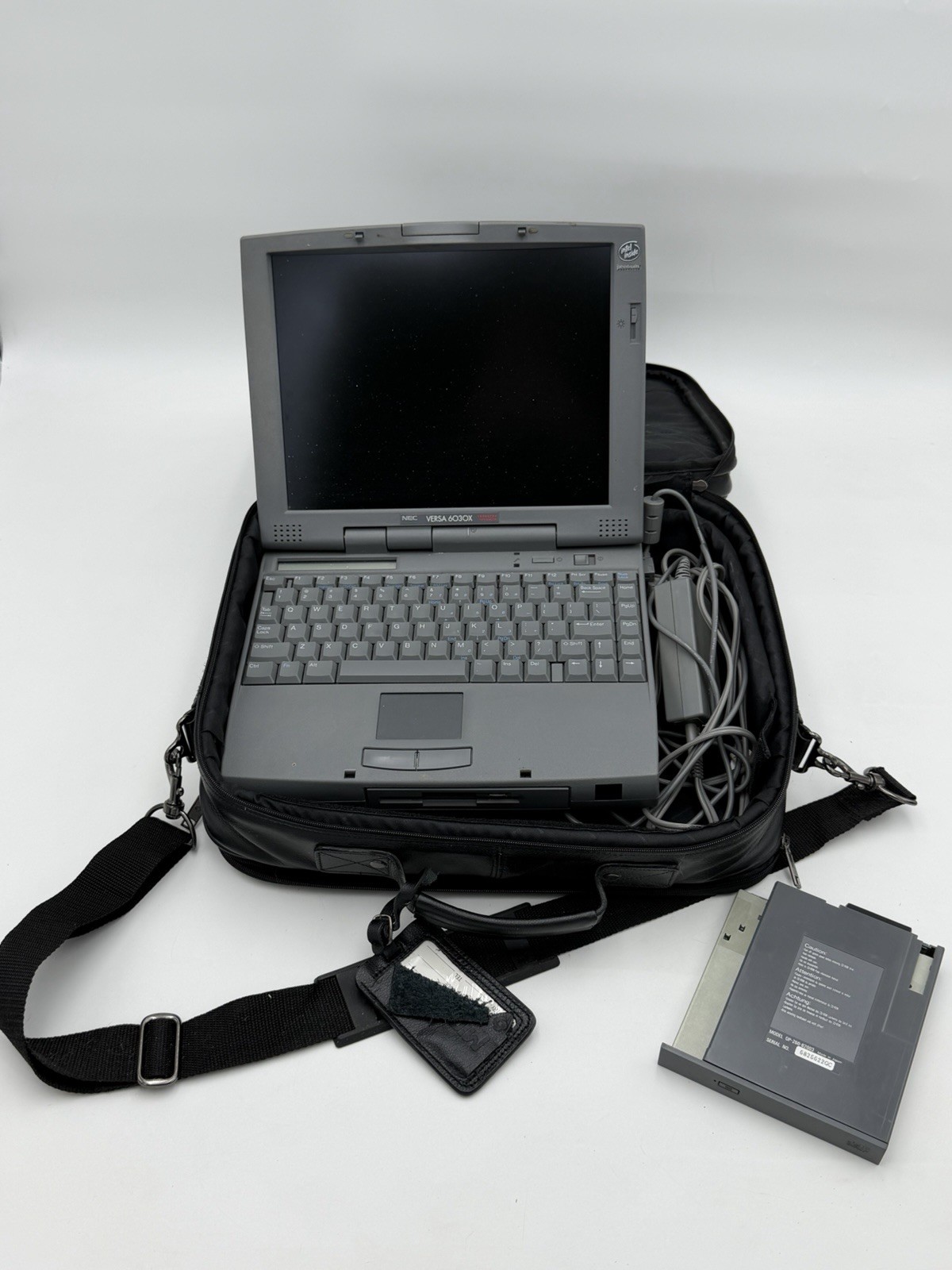 Vintage NEC Versa 6030X Laptop Untested In Case
