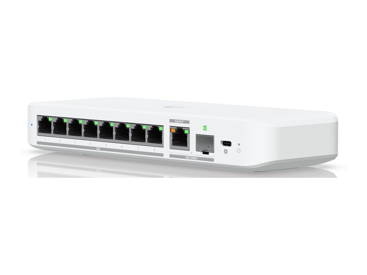 Ubiquiti UniFi Flex 2.5G Switch Managed 8 x 2.5GBase-T + 1 x USW-FLEX-2.5G-8
