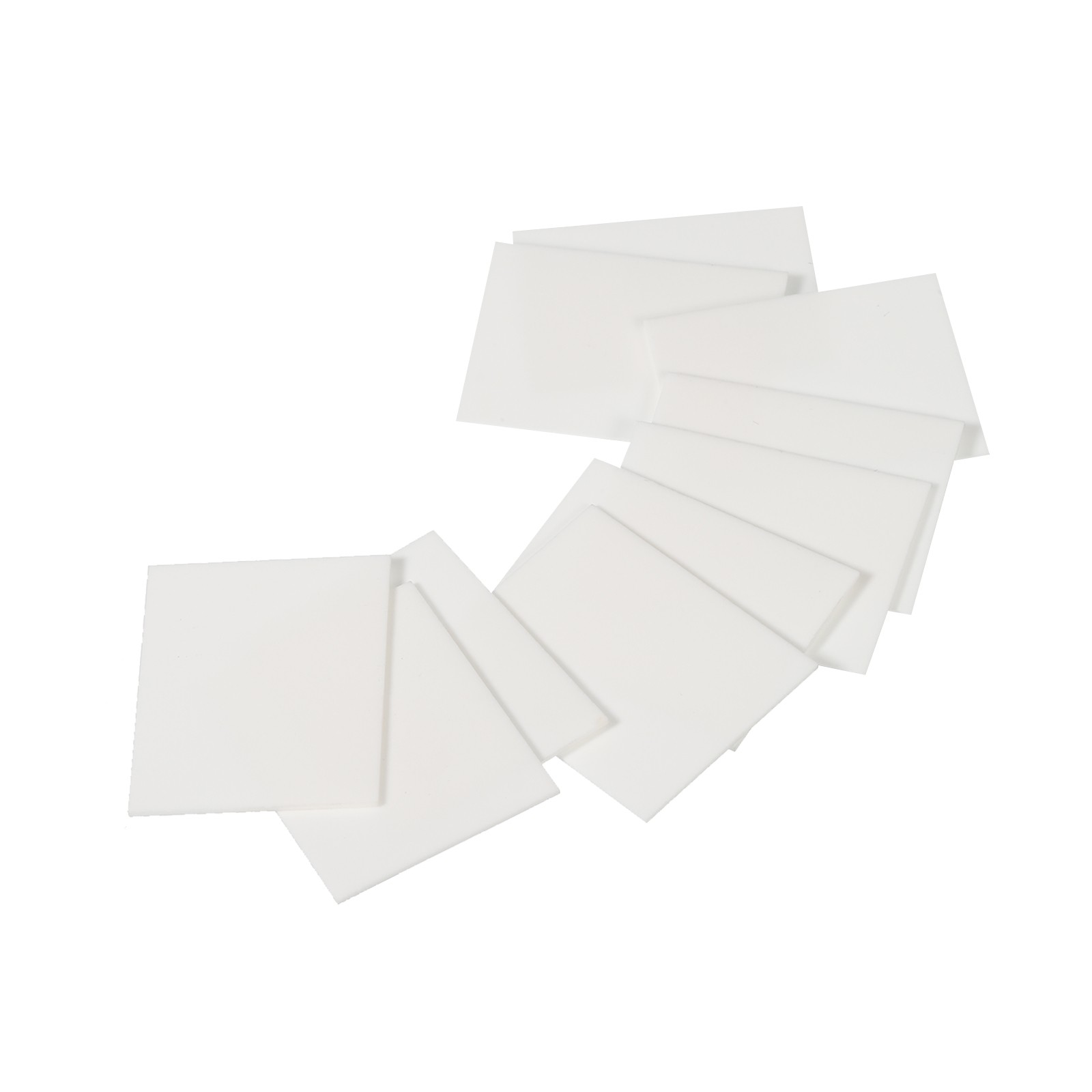 30Pcs 28x22x0.65mm Alumina Ceramic Sheet Cooling Pad for DIY
