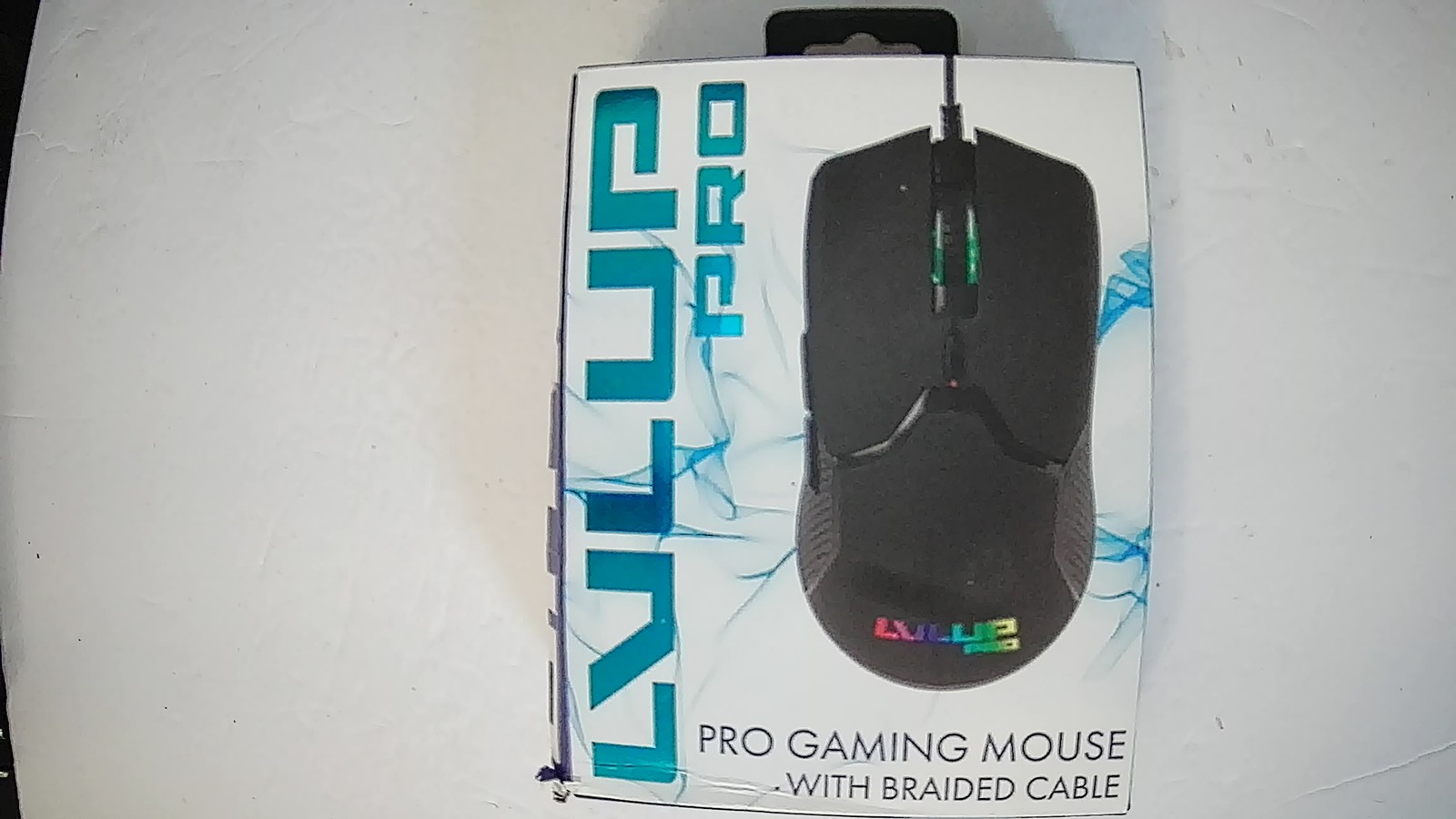 LVL UP PRO RGB Gaming Mouse with Braided Cable 3600 DPI Optical Ergonomic
