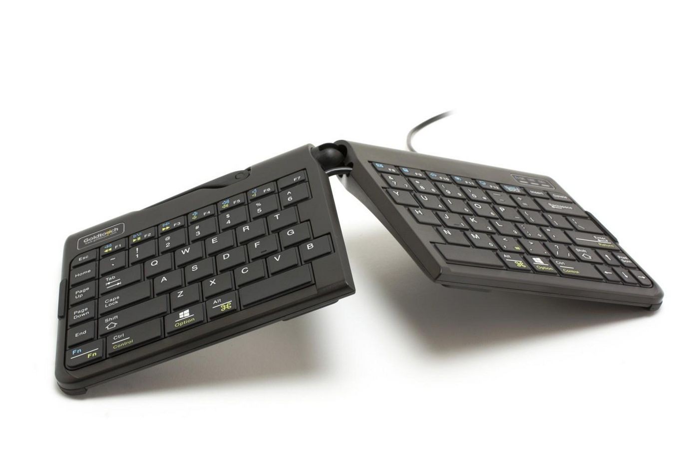 Bakker Elkhuizen BNEGTTDE Goldtouch Travel Go2 Wired Keyboard Office Usb Qwe ~E~
