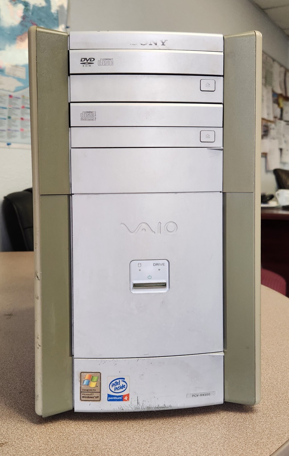 Sony VAIO PCV-RX550 Intel Pentium 4 1.5GHz No HDD No OS
