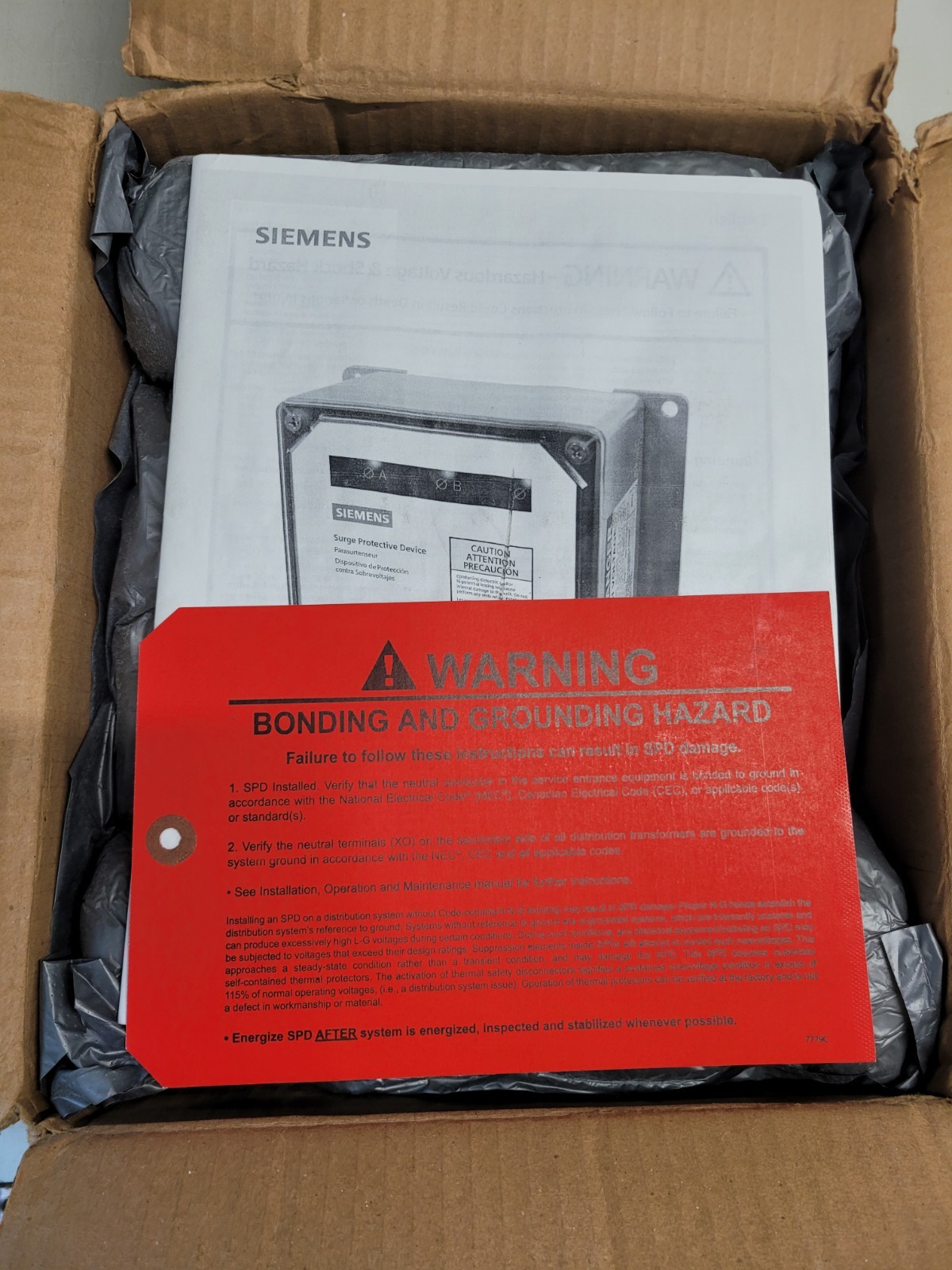 NEW Siemens Asco Type 2 Surge Protective Device TPS3C1110D2 Protection SPD