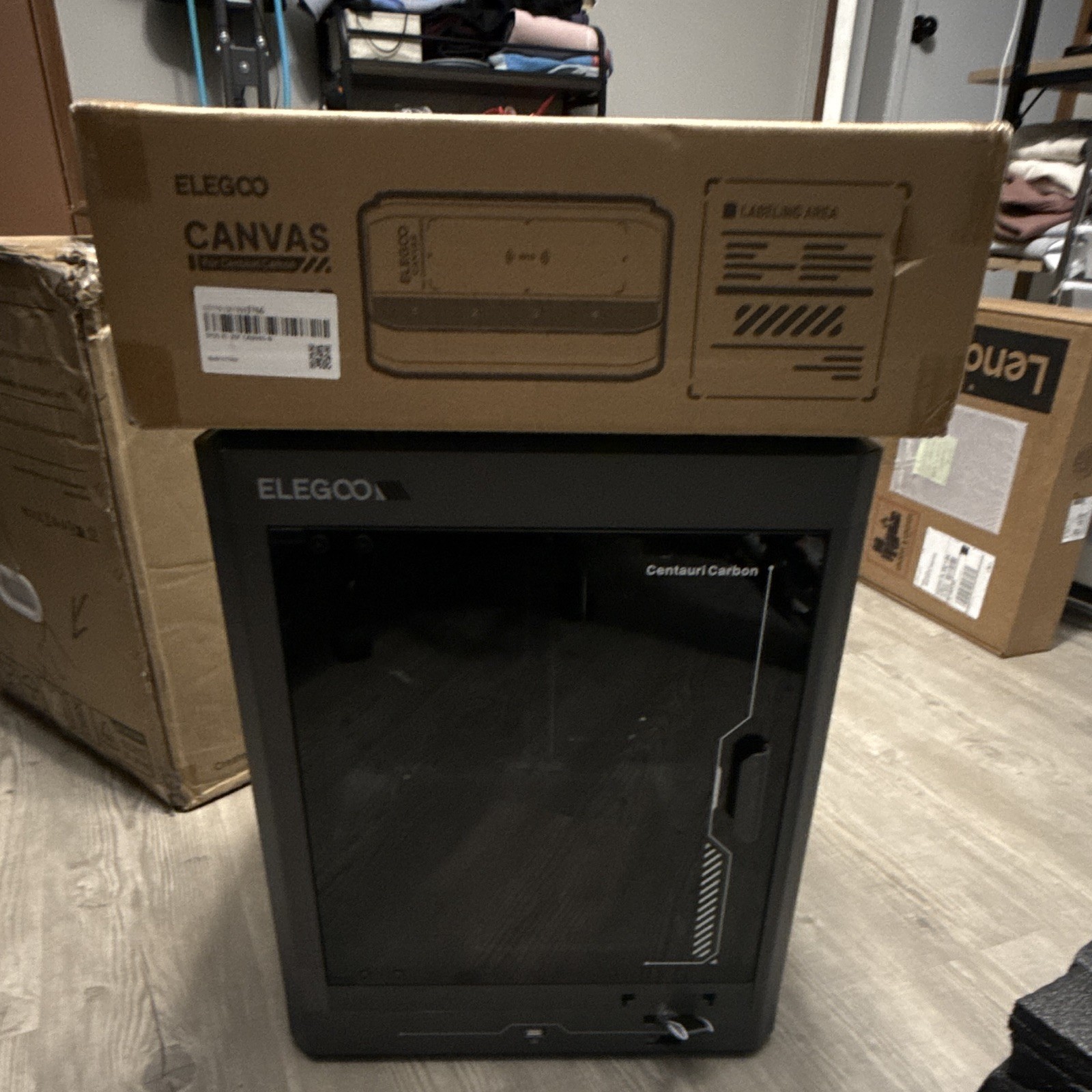 Elegoo Centauri Carbon 1 CoreXY Printer Bundle -Open Box Unused + New Canvas Kit