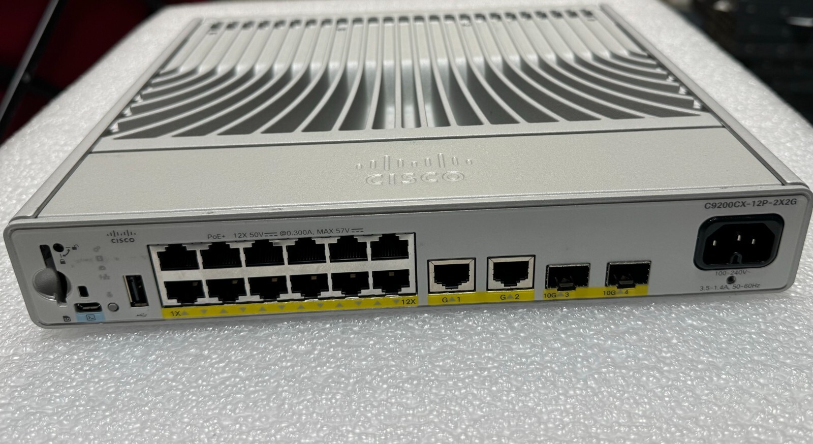 Cisco C9200CX-12P-2X2G-E Managed Gigabit Ethernet 10/100/1000 Network Switch