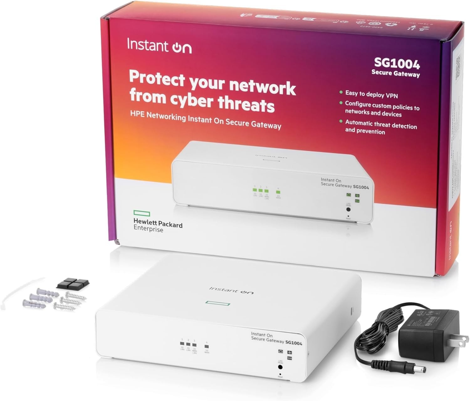 HPE Networking Instant On Secure Gateway Smart-Managed Switch (S0G33A#ABA) - New