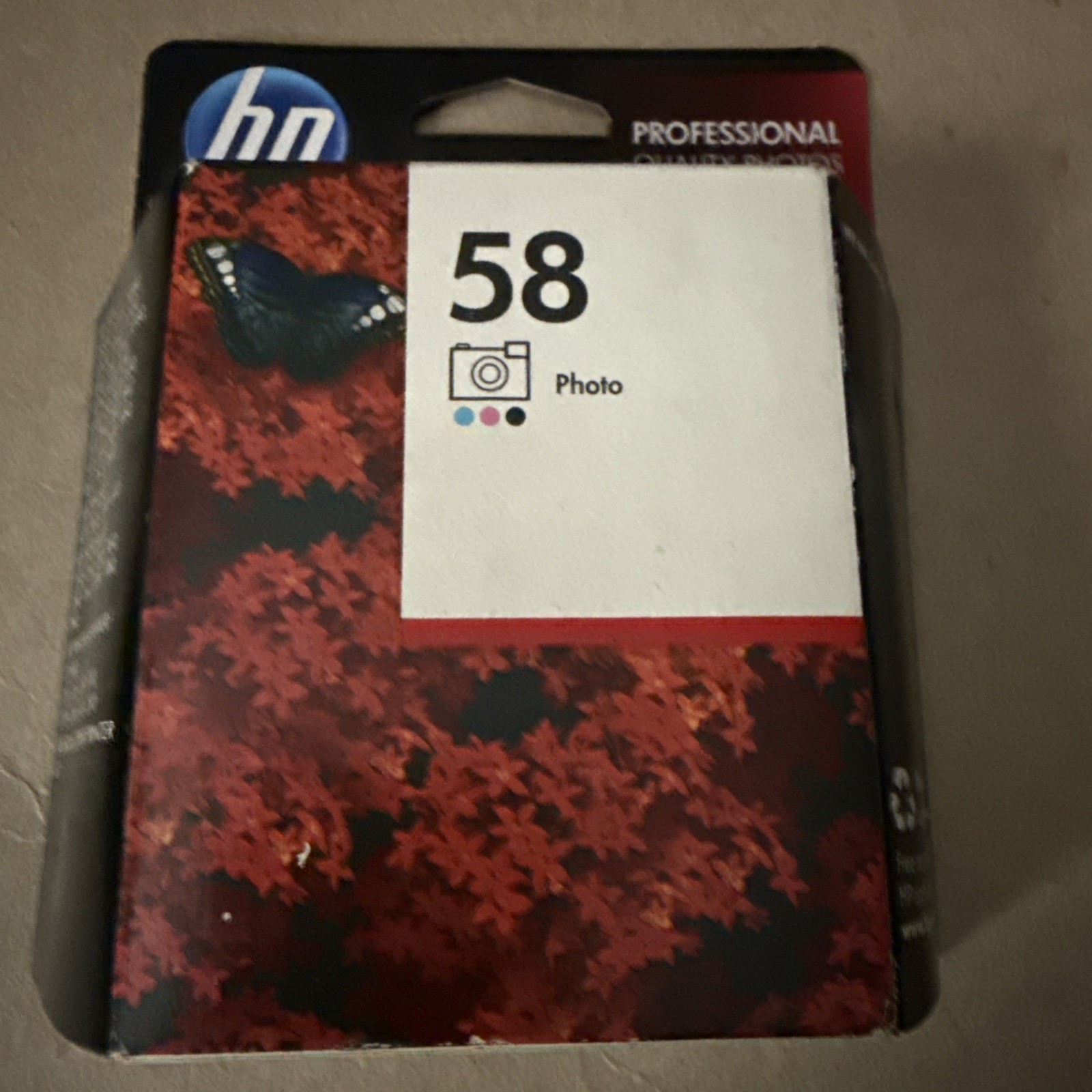Genuine OEM HP 58 Photo C6658AN Ink Print Cartridge New Exp. Dec 2013. 