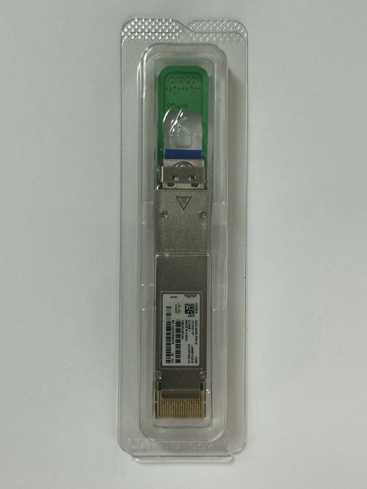 Cisco QDD-400G-FR4-S *New Bulk 400GBase-FR4 1310nm 2km Transceiver w/ Holo