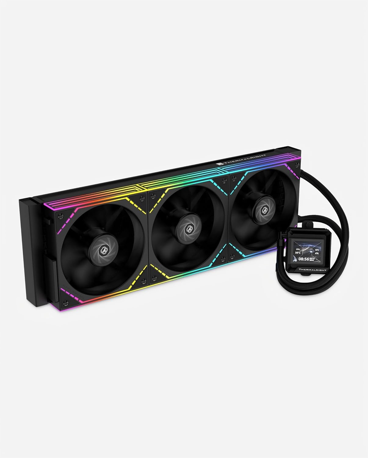 360mm AIO CPU Liquid Cooler Thermalright FW360 SE ARGB V2 Black LCD Screen