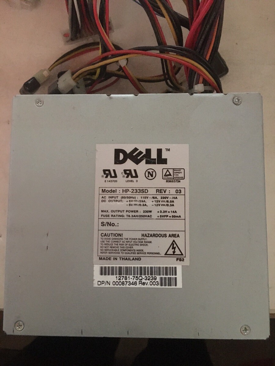 PWR SUPPLY, 157W, REV 02, HPR1603A302, DP/N  00087346