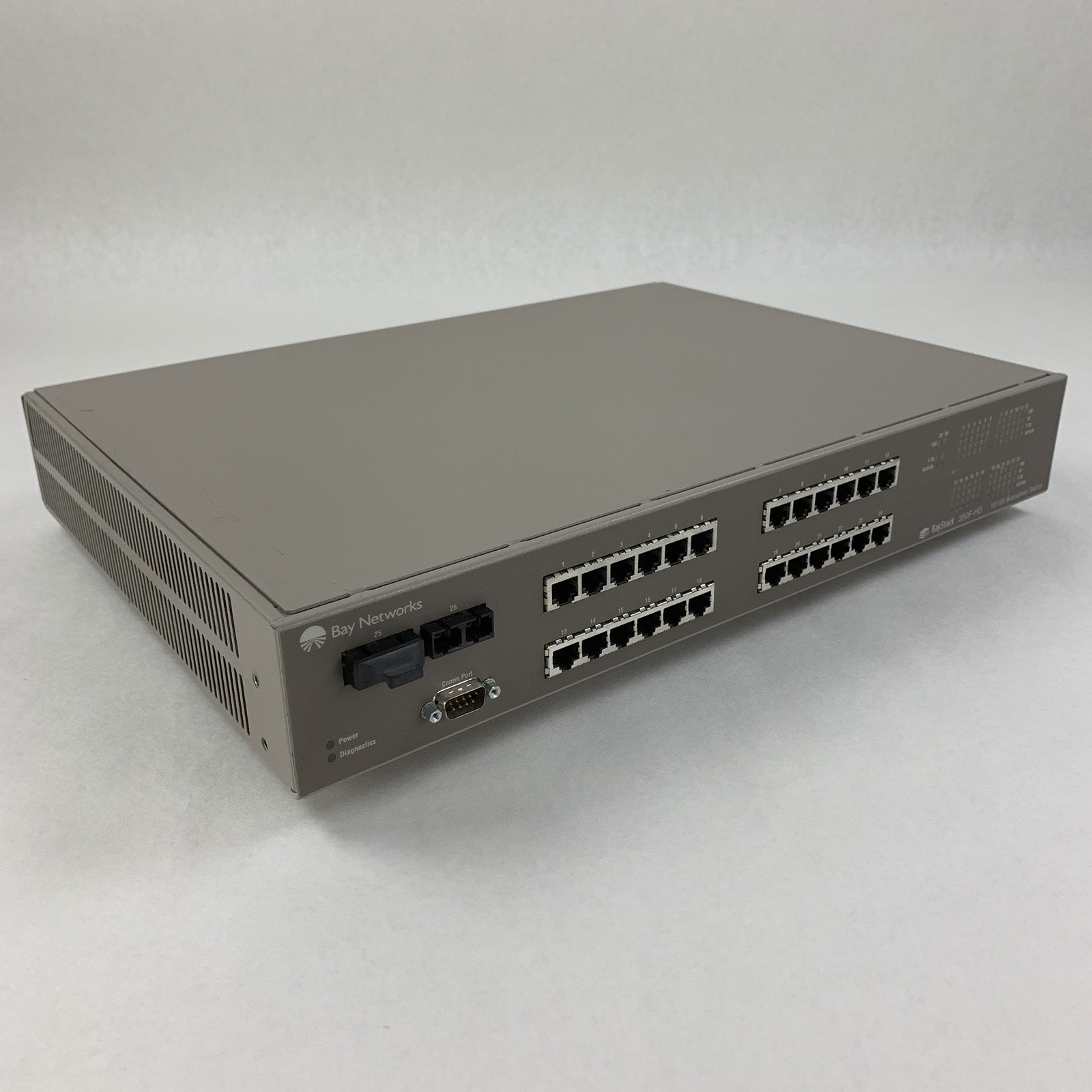 Bay Networks Baystack 350F-HD AL2012A08 24 Ports 10/100 Autosense Switch Tested