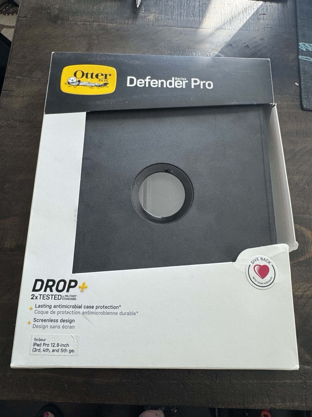 NEW OtterBox Defender Pro Case iPad Pro 12.9” 3rd 4th 5th 6th Gen Black
