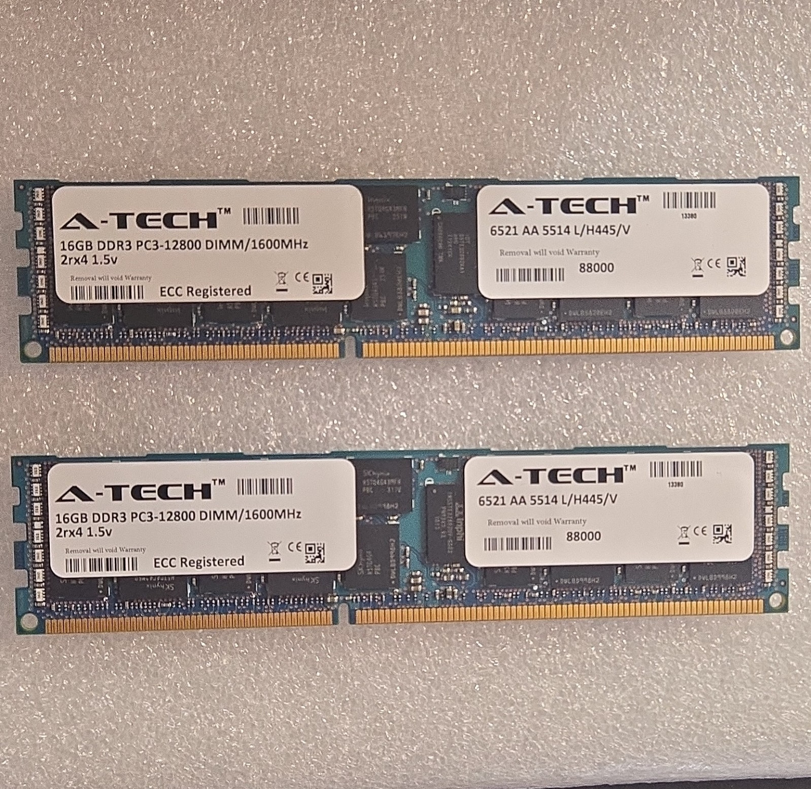 A-Tech 32GB (2x16GB) DDR3-1600 PC3-12800 240-Pin DIMM