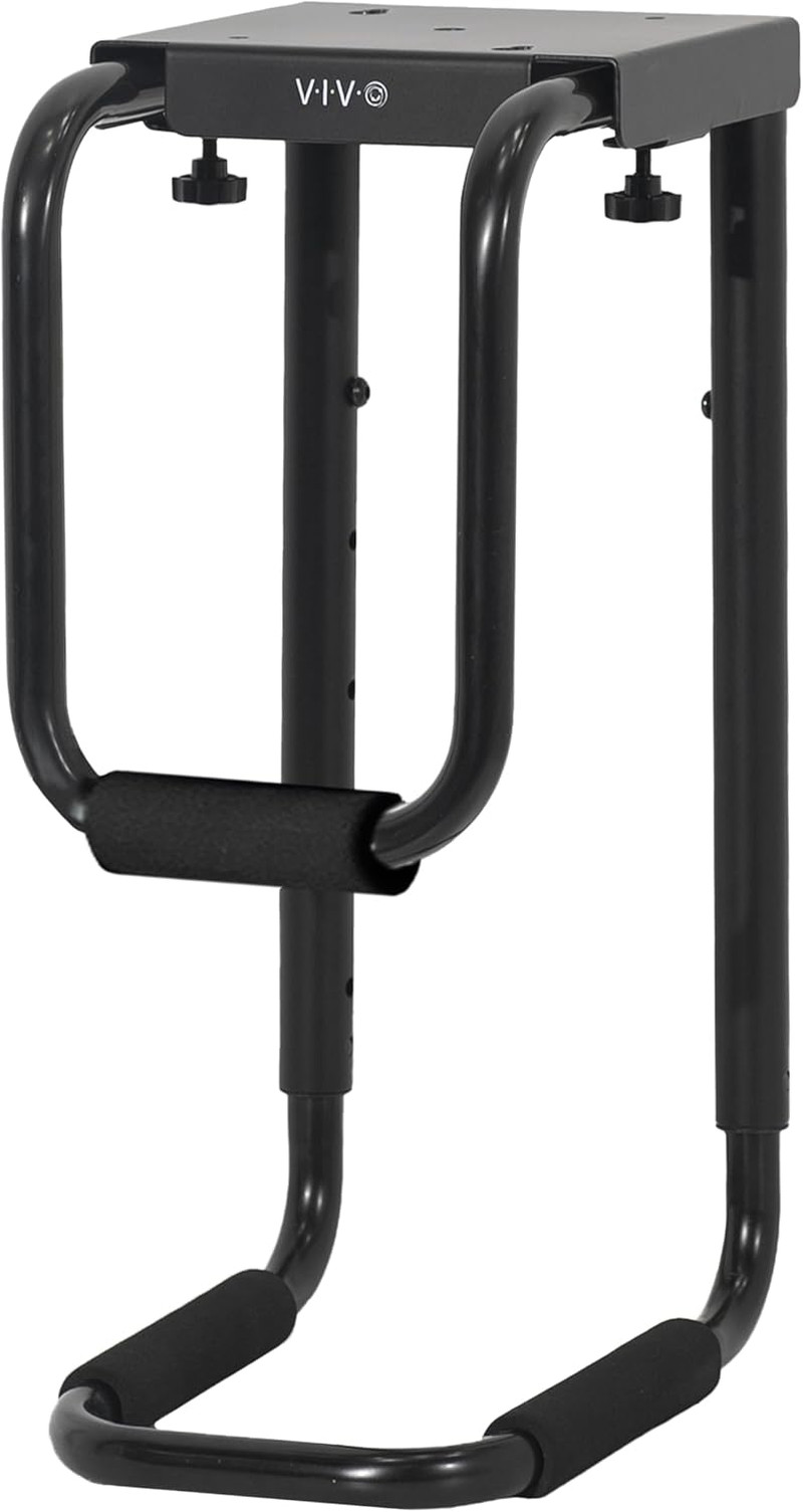 VIVO Heavy Duty Adjustable Under-Desk PC Mount, Home and Office Computer CPU Hol