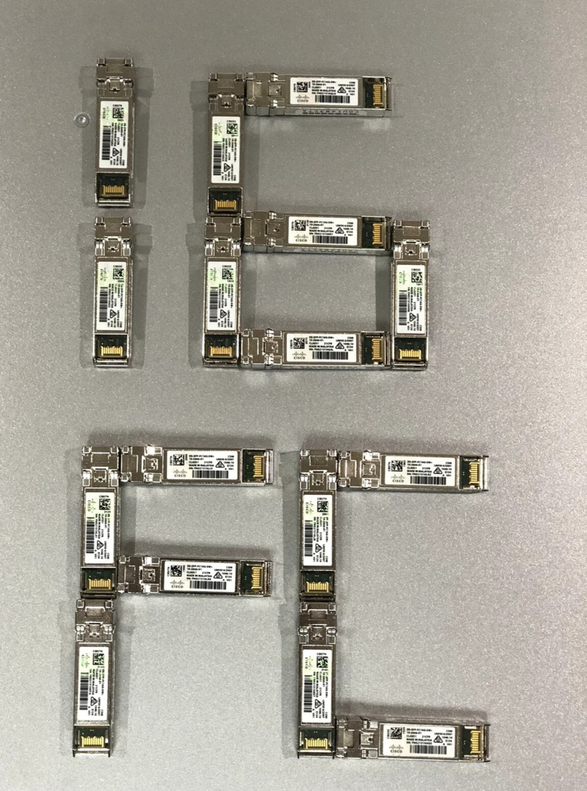 Lot of 16x HPE 656435-001 16Gb FC QK724A QK724-63001 Fiber Channel Transceiver