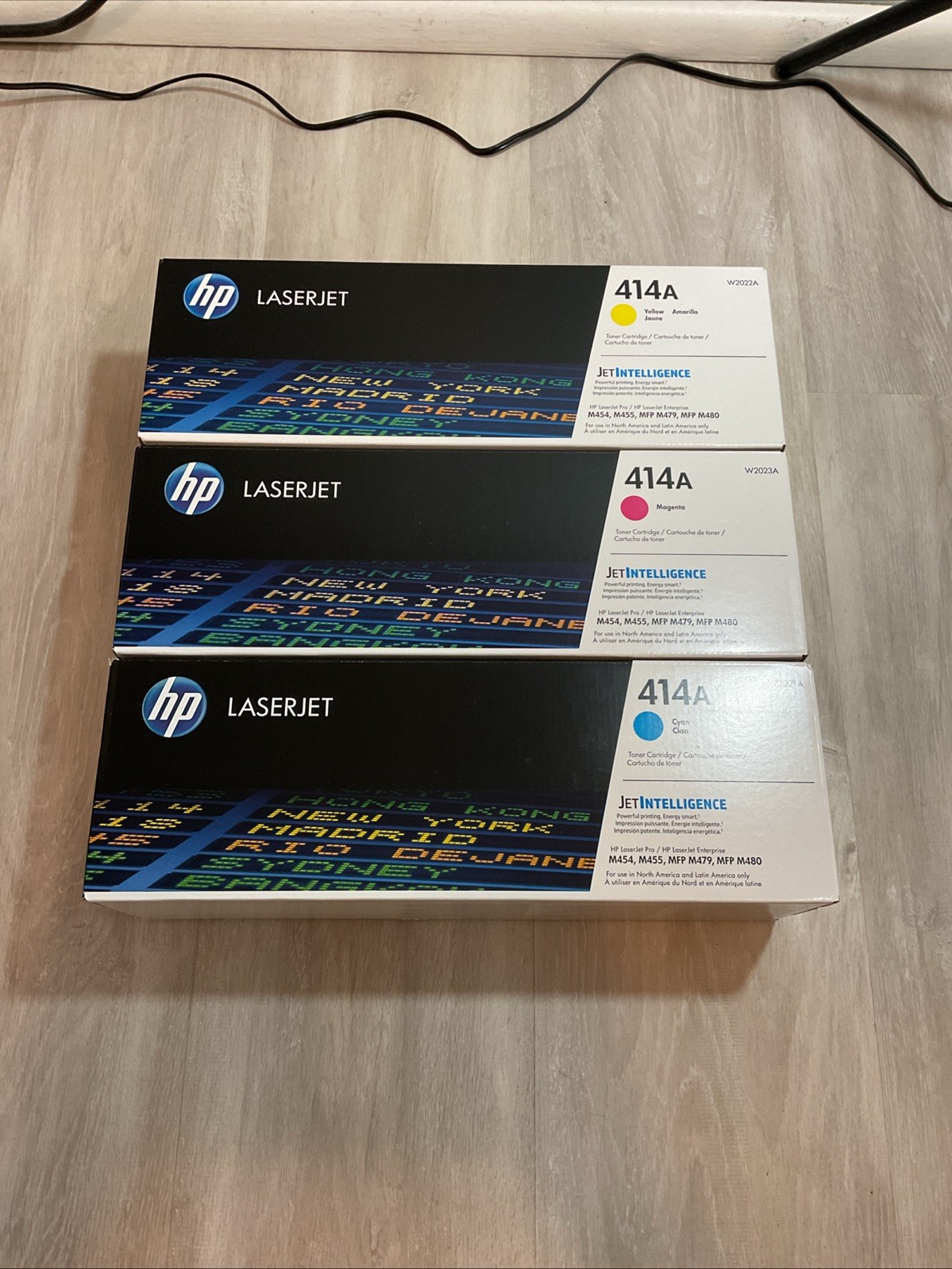 Genuine HP 414A LaserJet Toners W2021A W2022A W2023A New Sealed