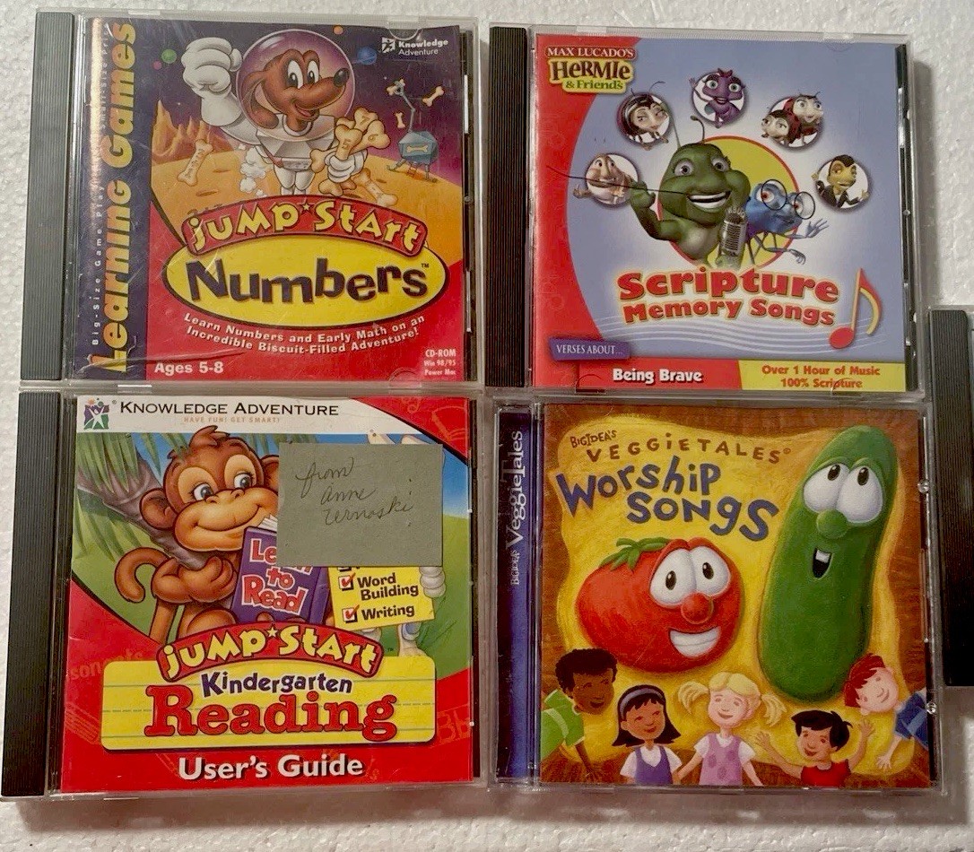 Lot Of Knowledge Adventure Learning Company CDs Ages PK, 4-8