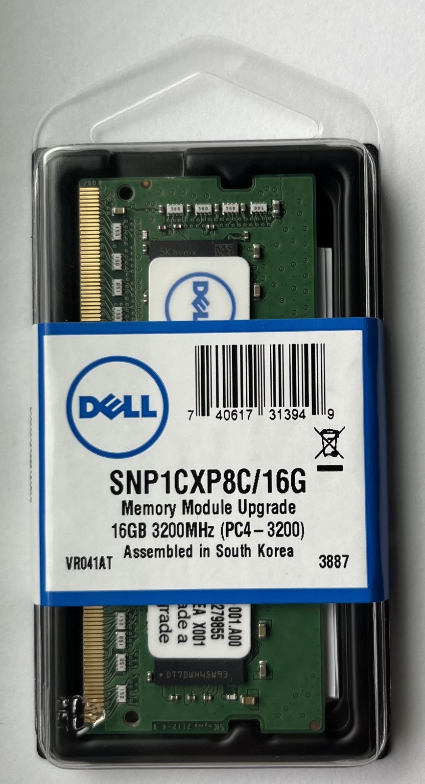 Dell SNP1CXP8C/16G 16GB DDR4-3200 SODIMM RAM AB371022 Factory Sealed Genuine OEM