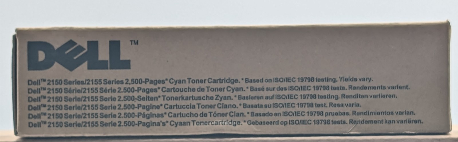 Genuine OEM Dell CT201520 (769T5) Cyan Toner Cartridge for 2150 2155
