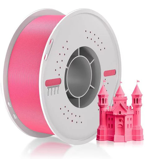 UniTak3D PLA Basic Filament 1.75mm Hot Pink ±0.03mm High Durability FastPrinting