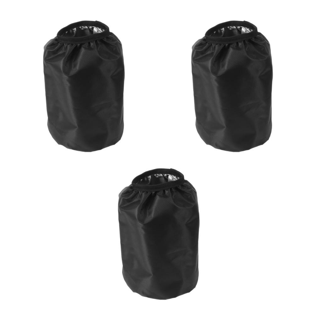 Reusable Black Oxford Fabric Security Camera Dust Cover for Indoor Use