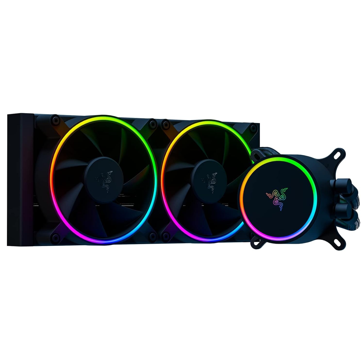 Razer Hanbo Chroma RGB All in One Liquid Cooler aRGB Pump Cap (Used)