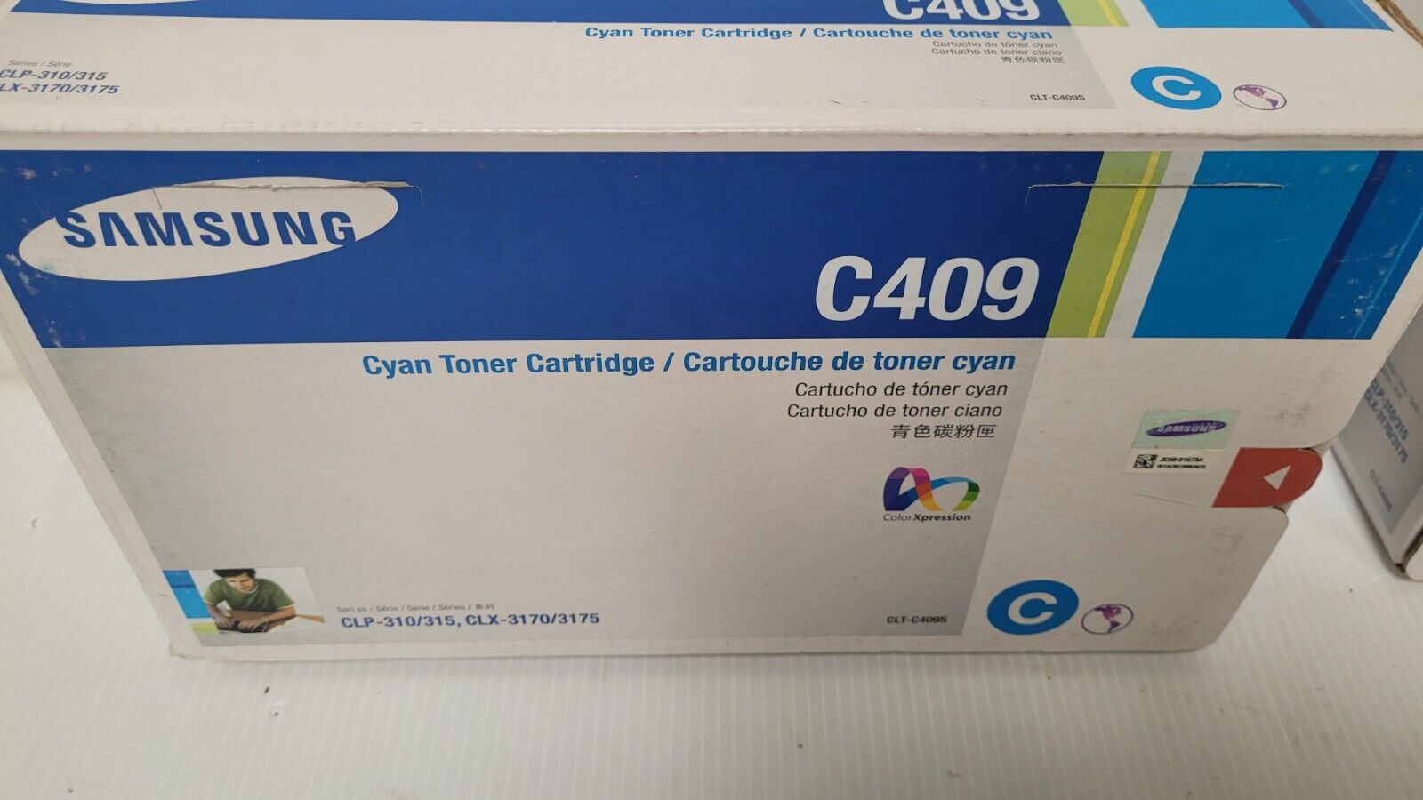 Samsung C409 Cyan Toner Cartridge (CLT-C409S) Genuine
