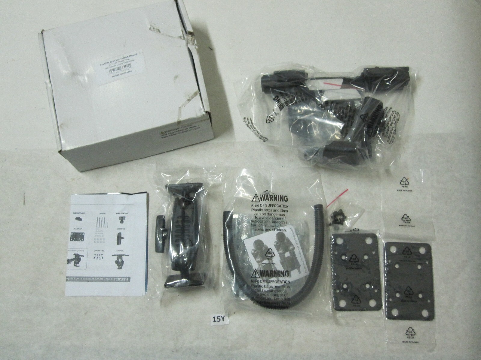 Arkon 5 inch Robust Locking Forklift Pillar Tablet Mount Holder FLBKTAB04