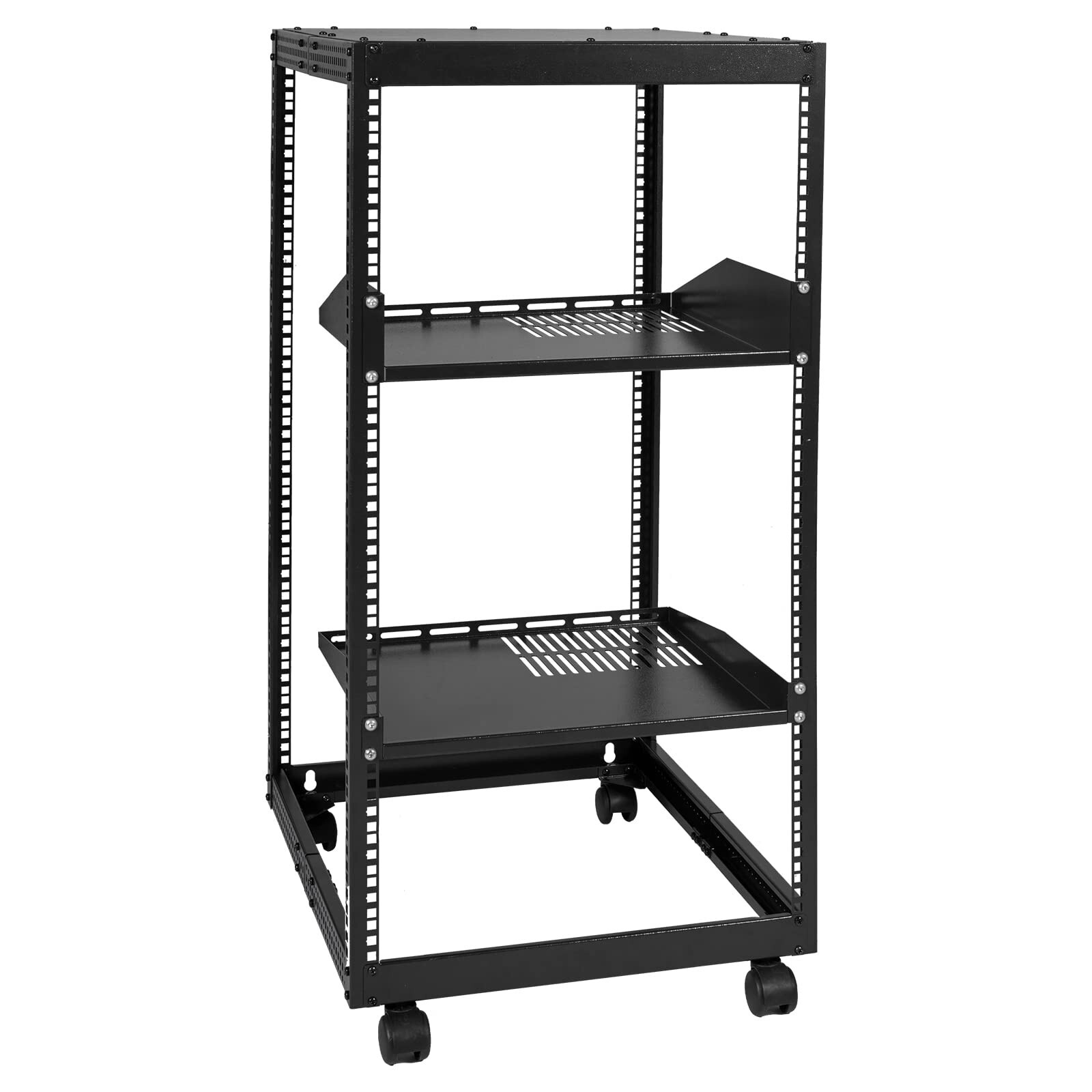 VEVOR 20U Open Frame Server Rack, 23''-40'' Adjustable Depth, Free Standing o...