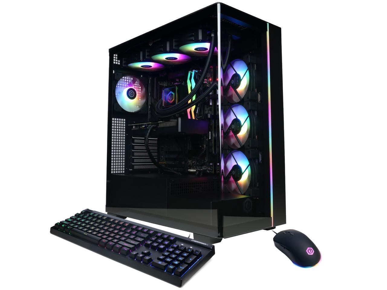 CyberPowerPC Gamer Supreme Liquid Cool GML70420 - AMD Ryzen 9 9900X3D 4.4GHz CPU
