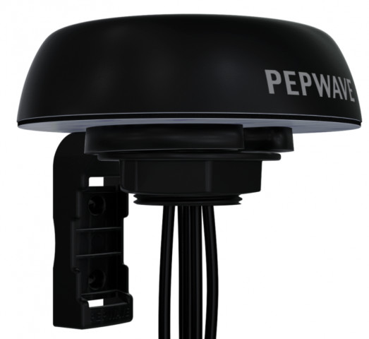 Peplink Mobility 40G 5-in-1 Dome Antenna for 5G 4xLTE 1xGPS - Black - SMA Male