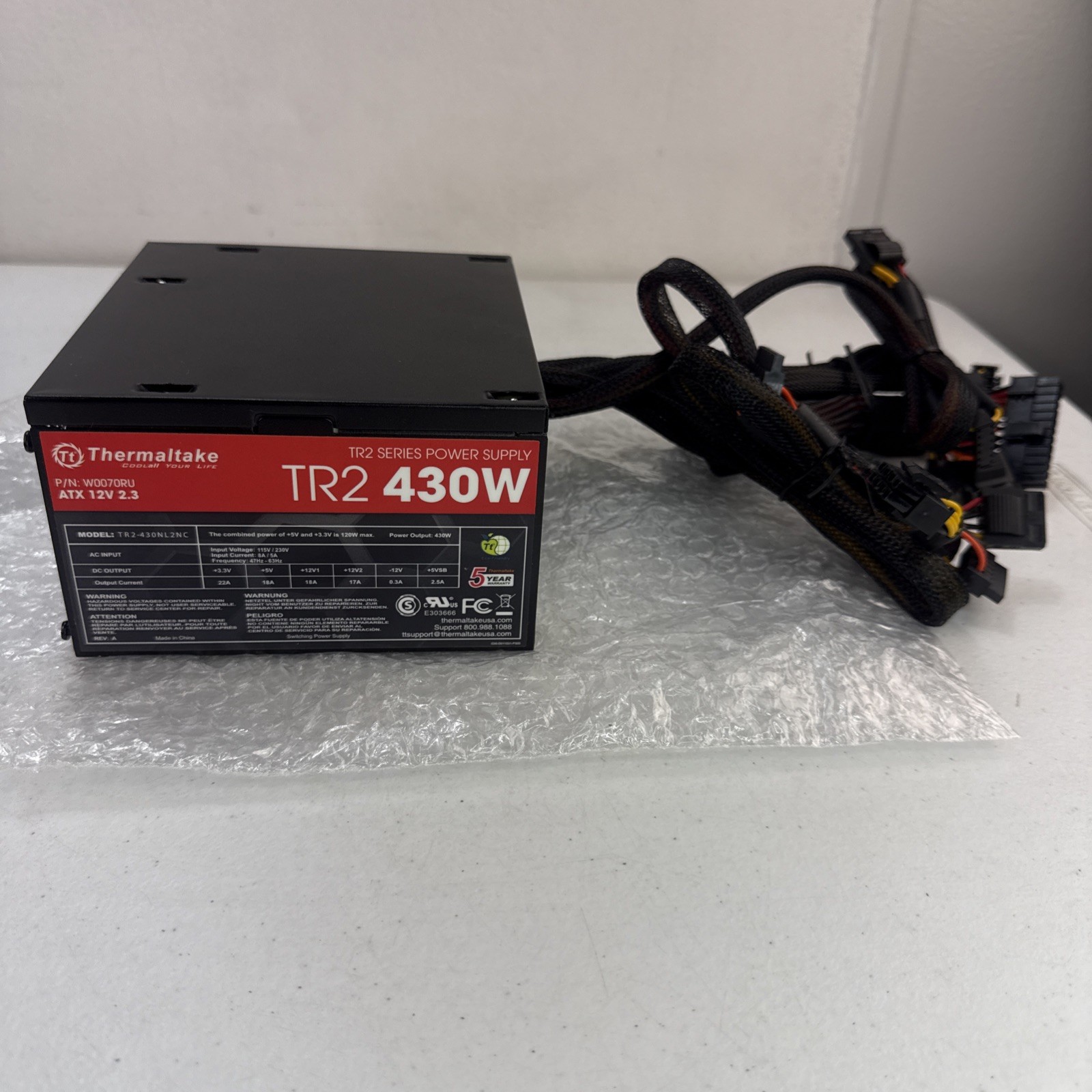 Thermaltake TR2-430 430W Power Supply  NL1NH W0070RU New Unused Battery Unit