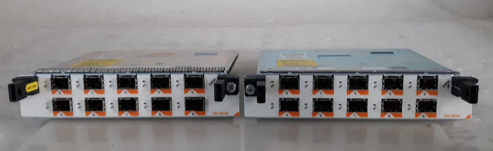 Pair of  Cisco SPA-10X1GE V02 Ethernet Shared Port Adapter