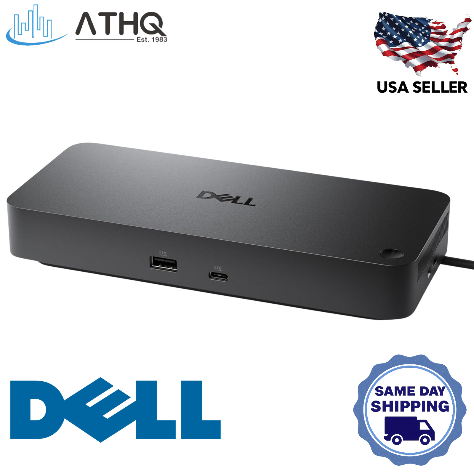 Dell WD25 USB-C Laptop Docking Station Dual Monitor HDMI DisplayPort 2.5GbE 100W