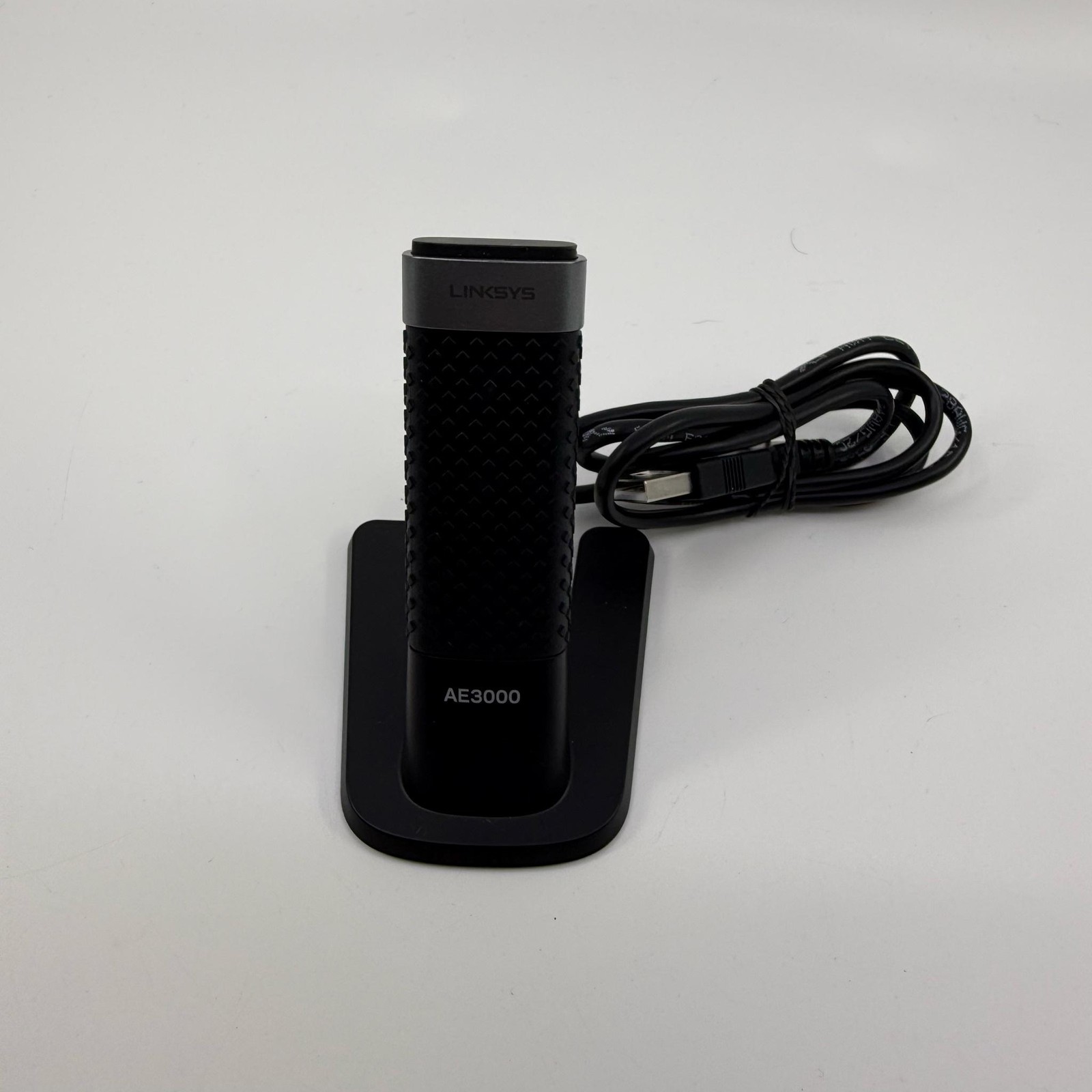 Linksys AE3000 Dual-Band Wireless N USB Adapter WiFi 450Mbps Black Dock Stand