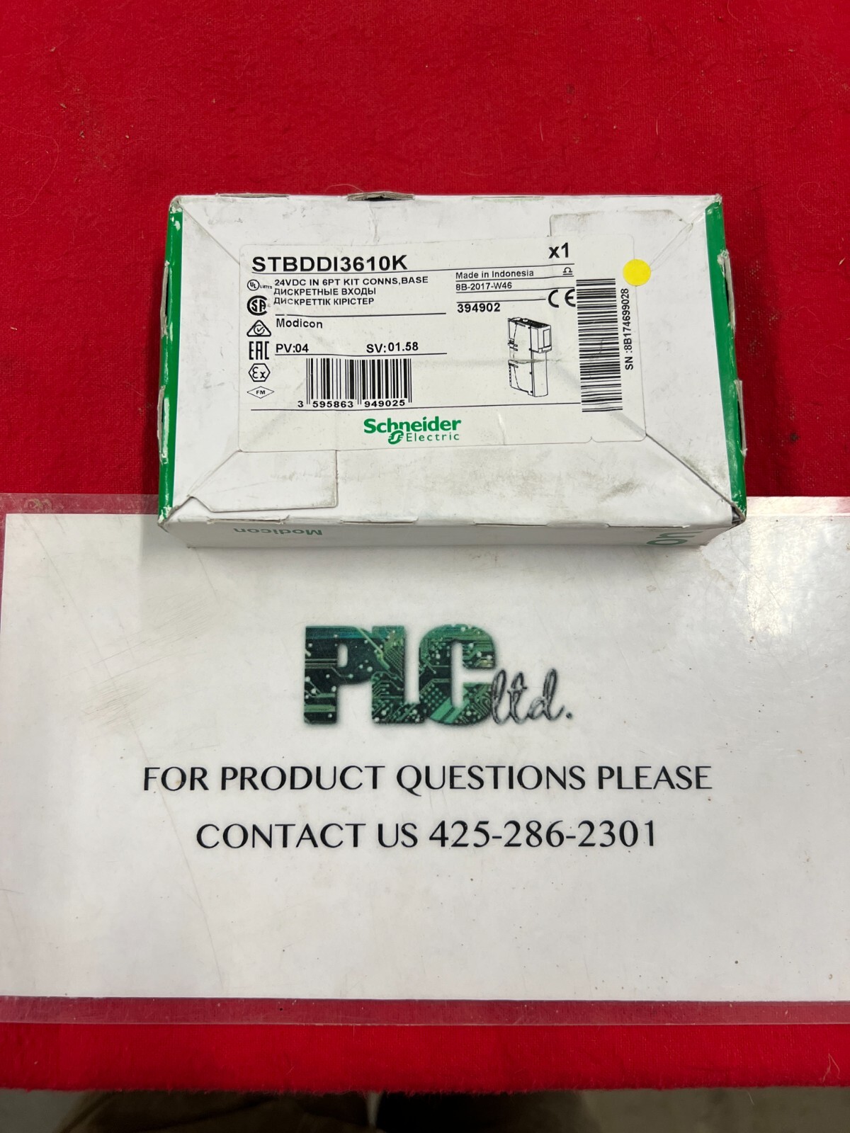 Schneider Modicon STBDDI3610K DDI3610 digital input kit STB 24V DC