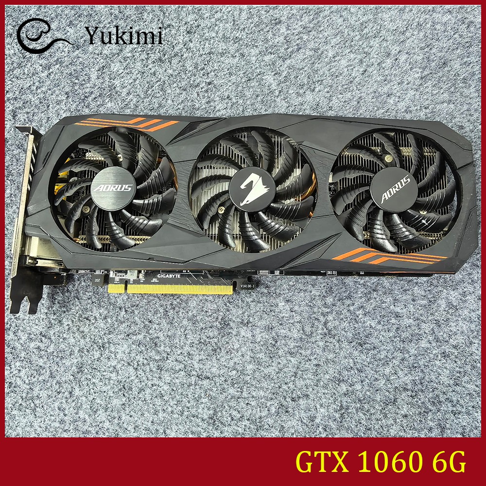 FOR GIGABYTE GTX 1060 6G 192 bit HDMI DVI-D Display Port Video Graphics Card