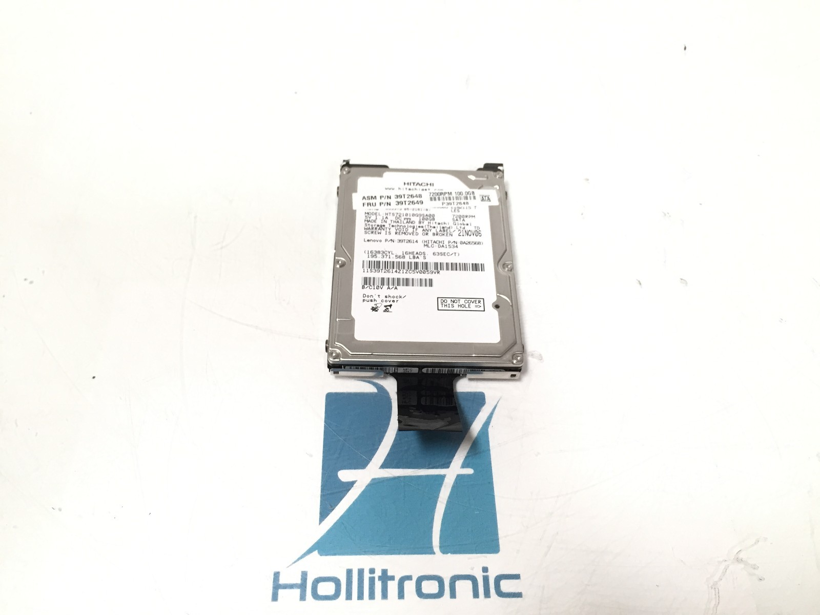 Hitachi Travelstar LENOVO: 39T2614 HTS721010G9SA00 100 GB,Internal,7200 RPM,2.5"