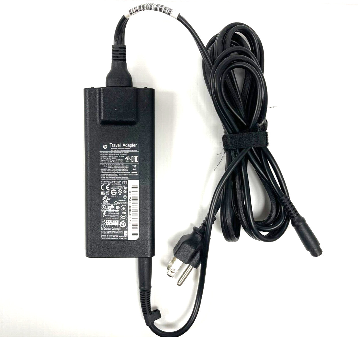 Genuine HP 90W HSTNN-DA22 19.5V Travel Power Adapter 601485-001
