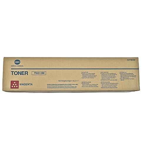 Original Konica Minolta TN613M Magenta Toner. New Sealed Box, We Ship Fast