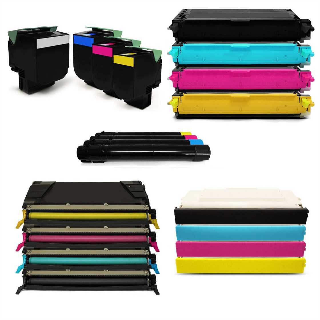 4x/5x Toner for Lexmark C/X 500 510 520 530 540 560 720 730 740 752 762 770 780