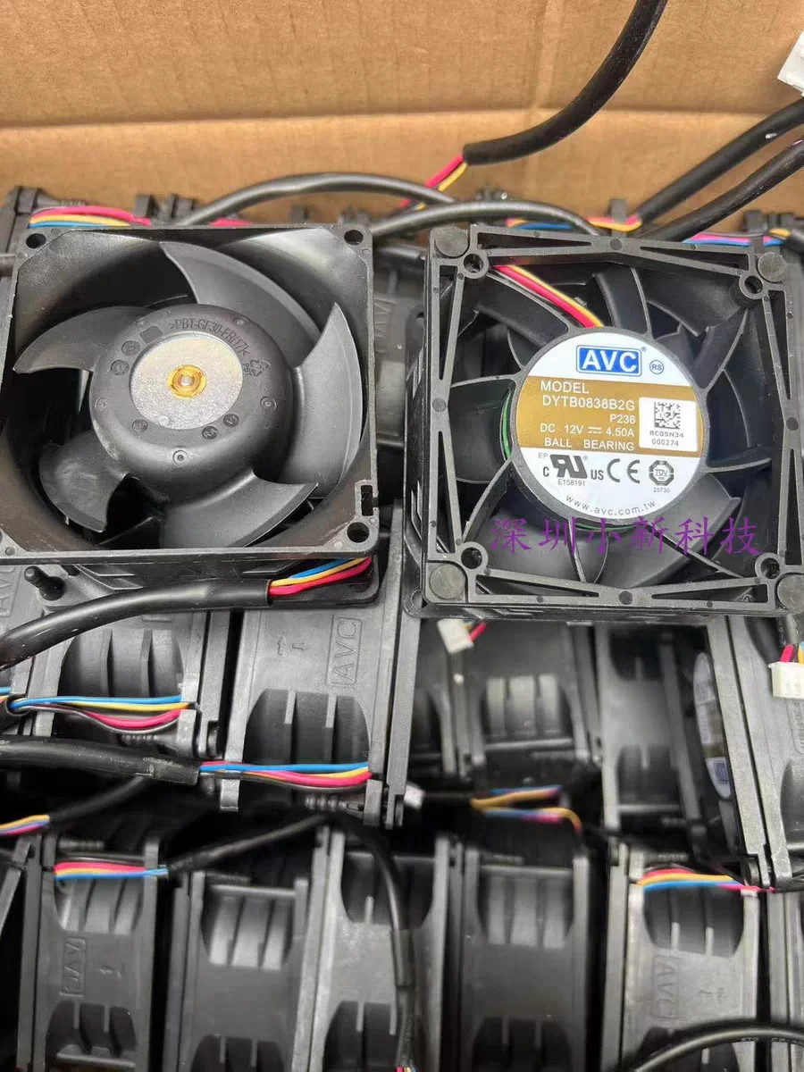 AVC DYTB0838B2G 8038 12V DC 4.5A 8CM Cooling Fan