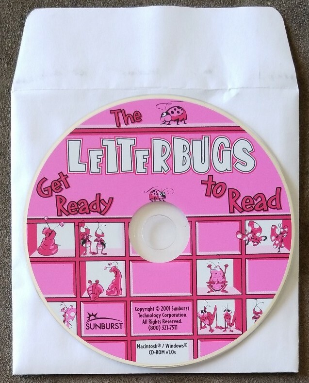 The Letterbugs Get Ready to Read CD Software: Phonics and Spelling Activities
