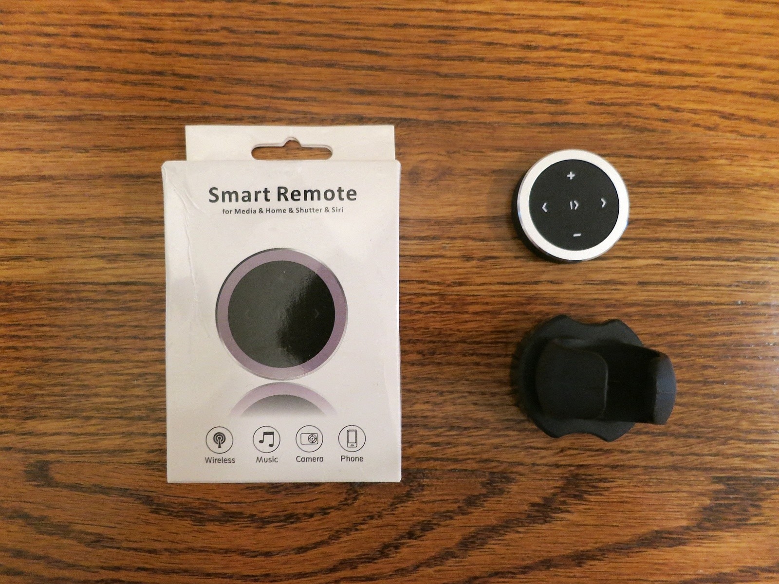 Bluetooth Media Audio Music Remote Control Button Car Wheel Bike Steering