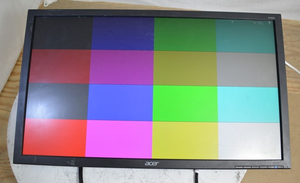 Acer V246HL UM.FV6AA.003 LCD 24" Monitor DVI VGA Grade B NO BASE/STAND